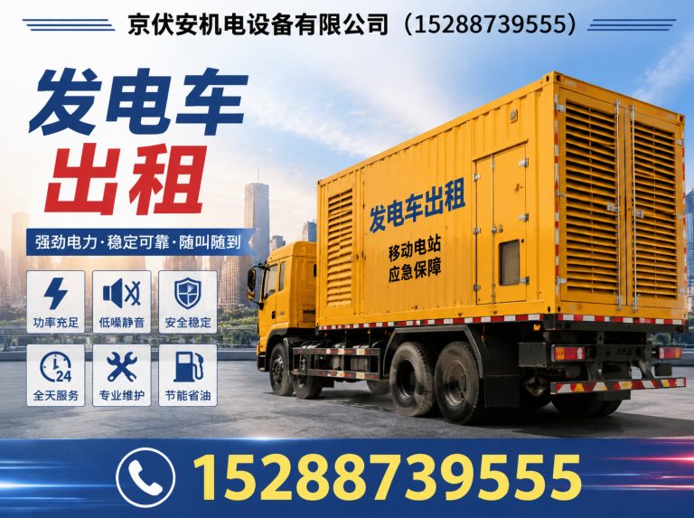 齐齐哈尔发电机租赁展示图