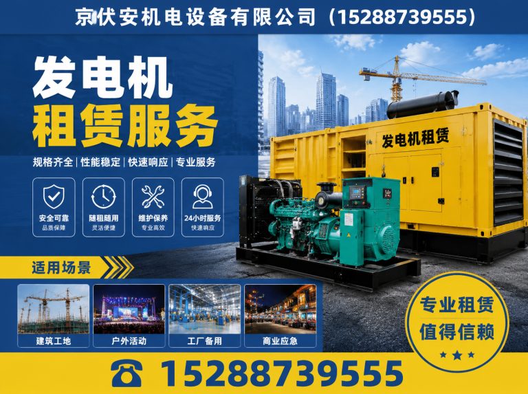齐齐哈尔发电车租赁展示图